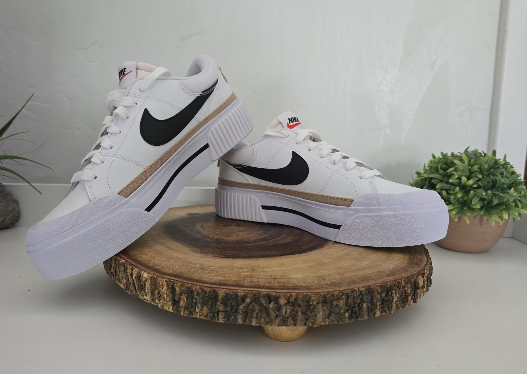 Nike Plataforma Blanco Talla 7.5